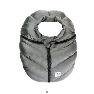 7 A.M. Enfant Gray Puffer Scarf